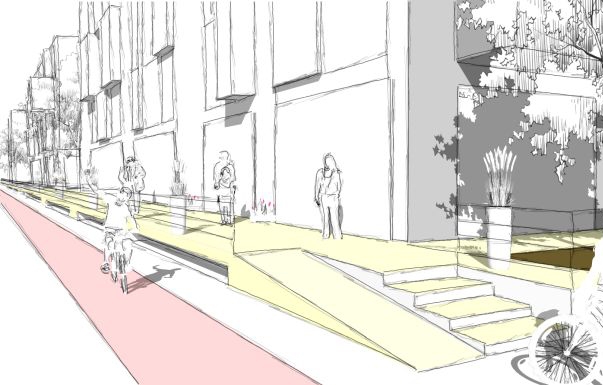 Skizze Promenadensteg