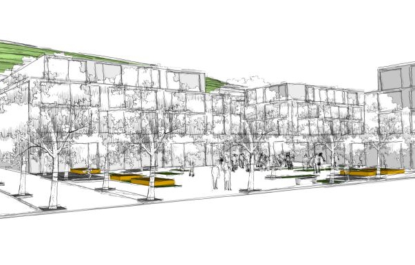 Ansicht zentraler Platzraum